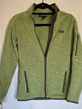 Patagonia Light Green Full-Zip Fleece Jacket